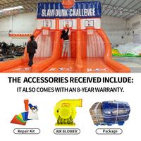 Château gonflable de qualité commerciale en PVC, installation facile, AirFunPro, capacité maximale 10 personnes, taille personnalisée, événements en plein air