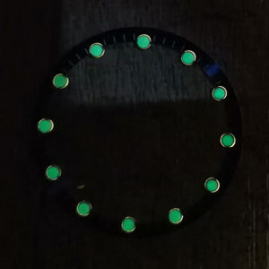 Accessoire de montre - anneau. Diamètre intérieur du cadran : 28,5 mm ; Diamètre intérieur du lunette : 24,5 mm. Compatible avec le calibre NH70. - Product Image 5