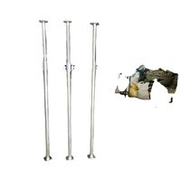 Usine d'étais en acier 2.2m-5m réglable peint échafaudage plancher Support Jack Construction coffrage étai en acier