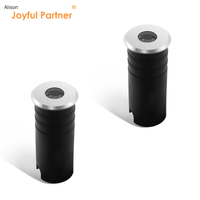 Lumière LED souterraine extérieure pour terrasse de jardin, étanche IP67, 1W, pour marches, allées, aménagement paysager, sécurité, décorative, parc, en acier inoxydable