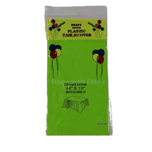 Nappe <span class=keywords><strong>jetable</strong></span> en <span class=keywords><strong>plastique</strong></span> imperméable et anti-taches en PE pour fêtes, mariages, pique-niques, anniversaires - Product Image 4