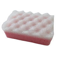 Éponge de bain et de douche en gros, grande taille, en loofah, écologique, personnalisée, bleue, en PE, pour le corps, filet exfoliant