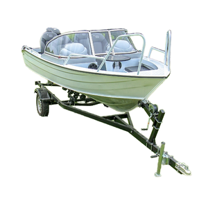 Haiqiang - Bote de Pesca de Alta Velocidad para 4 Personas, Motor de Gasolina de 15 HP, 30-50 km/h, Yate Deportivo de Aluminio de 5,6 m, Yate Deportivo Manual - Product Image 3