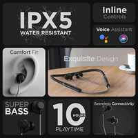Huawei — écouteurs bluetooth V5.0 blueear, casque d'écoute de bateau, bande de cou, charge rapide, avec micro