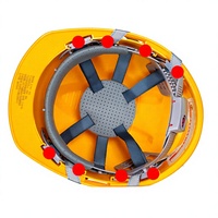 Casque de sécurité blanc réfléchissant en ABS avec visière à fentes pour la protection de la tête dans la construction industrielle
