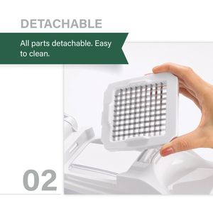 En acier inoxydable facile à utiliser poche tranche pomme de terre maison cuisine Dicer facile accessoires de cuisine - Product Image 6