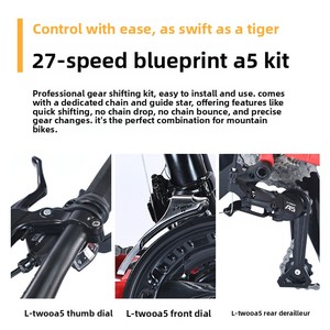 Mountain Bike da Spiaggia e Neve, Fuoristrada, con Pneumatici Fat 4.0, Ruote in Lega di Alluminio, 7 Velocità, Freni a Doppio Disco, Forcella Ammortizzata in Carbonio - Product Image 3