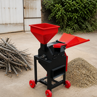 Henglu Nouveau Broyeur Électrique Ultra Fin 220V pour Usage Domestique, Hacheuse de Paille et Fourrage, Coupe-Foin en Acier Allié Multicouche pour Moutons et Bovins
