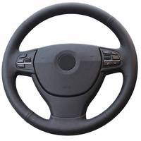 Housse de volant de voiture en cuir microfibre cousue à la main pour BMW M Sport E46 E39 E53 E60 E90 E92 OEM personnalisée