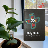 Biblia NKJV Moderna con Tapa Blanda de Cuero PU, Regalo Espiritual y Devocional, Nueva Biblia de James en Oferta