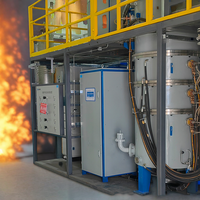Four sous vide industriel de four de dépôt de vapeur de revêtement thermique de CVD d'équipement de gaz CH4 de haute performance