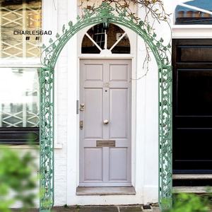 Fleurs, roses, arches, supports à fleurs, terrasses, jardins, cours, style européen rétro, <span class=keywords><strong>vintage</strong></span>, en <span class=keywords><strong>fer</strong></span> <span class=keywords><strong>forgé</strong></span>, grande portée - Product Image 1