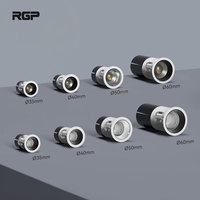 Spot encastré LED à découpe étroite, anti-éblouissement, dimmable, éclairage intelligent, télécommande DALI