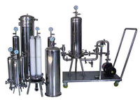 Conception de pince à ouverture rapide de filtre de coque de 5 noyaux de 30 pouces de prix usine pour le prétraitement d'osmose inverse