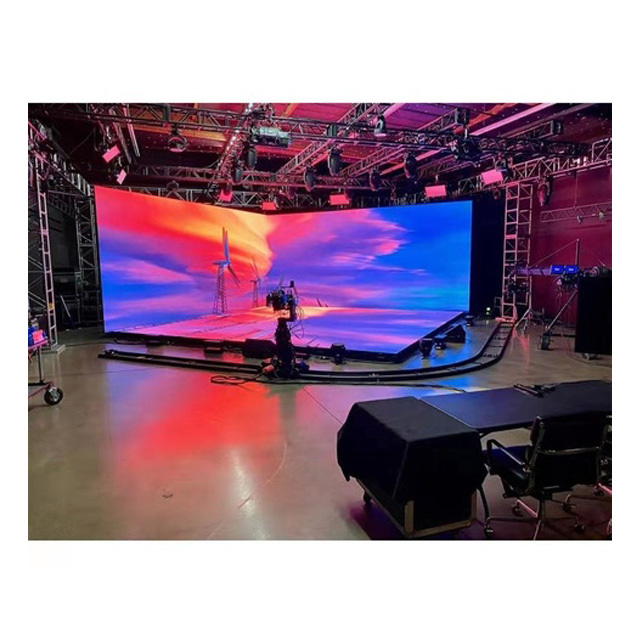 Full HD VFX VR Film Virtual Production Equipment Video Wall LED Display Screen High Pitch Indoor XR Studio 3D TV P1.95 P2.6 P2.9