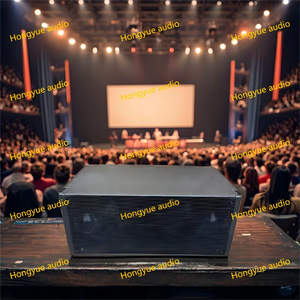 2 तरह दोहरी 10 इंच निष्क्रिय लाइन सरणी ध्वनि प्रणाली पेशेवर वक्ता कैबिनेट - Product Image 1