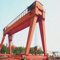 Grue portique mobile mini portable sur châssis à 4 roues, à double poutre, 50 tonnes, modèle MH personnalisé, pour usage en construction, neuve, ISO/CE