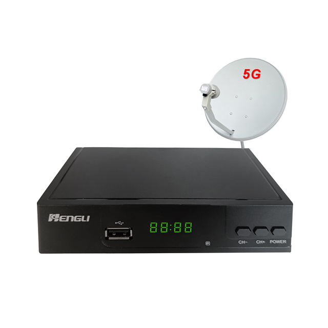 HENGLI Dvb-s2 Sat TV Set Top Box Digital TV Box HEVC DVB-S2X Satellite TV Receiver DVBS2 Support Verimatrix CA