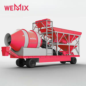 YHZM2000 Centrale à béton mobile Centrale à béton mobile Mélangeur à tambour Mélangeur à tambour Centrale à béton mobile - Product Image 1