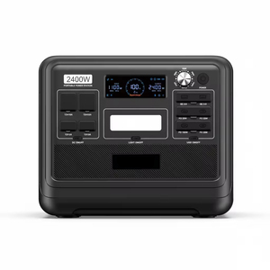 Station d'alimentation portable 2400W, générateur solaire pour le camping, le camping-car, l'alimentation d'urgence, le réfrigérateur, le drone et les appareils électroniques - Product Image 2