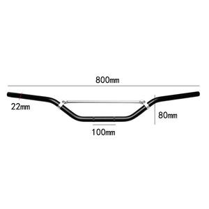 เหมาะสำหรับอุปกรณ์ตกแต่งรถจักรยานยนต์ แฮนด์อะลูมิเนียมอัลลอยขนาด 22 มม. สำหรับ MSX125 CB190R แฮนด์บังคับทิศทาง - Product Image 2