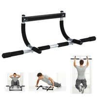 Barre de traction réglable en acier SHENGDE, équipement d'entraînement antidérapant pour tractions et dips sur cadre de porte, idéal pour la musculation à domicile