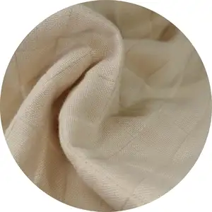 植物染色针织面料精梳棉布格子交织面料