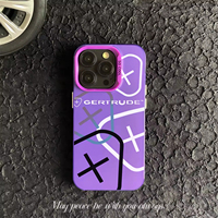 Coque de téléphone Gertrude au design élégant IMD, tendance, personnalisée, dégradée pour iPhone 12 13 11 14 15 16 17 AIR Pro Max