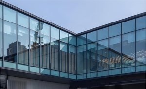 Tùy chỉnh Tempered kính nhiều lớp cho phòng tắm trang trí nội thất Rèm tường công nghiệp siêu thị Cách sử dụng thiết kế rỗng - Product Image 5