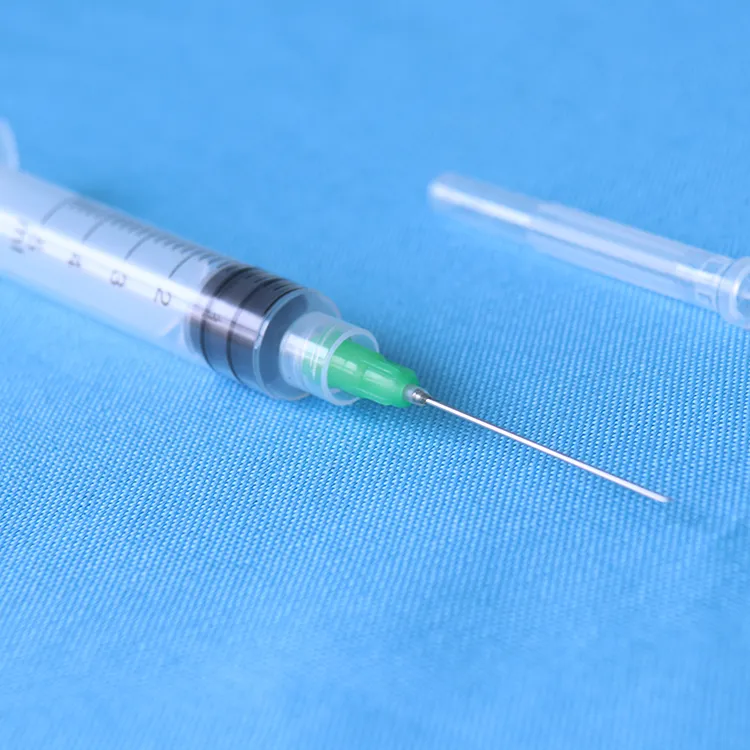 Medical Disposable Auto-Disable Vaccine Injection Syringe With Needle