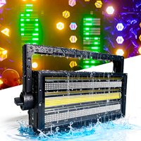 Igreslite IP65 1080x1W CW+600*0.5W RGB Projecteur Stroboscopique Oscillant Étanche à Cinq Tubes pour DJ, Discothèque, Scène, Fête, Club