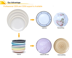 De nuevo la vajilla de porcelana 16 pcs en relieve blanco juegos de cena juego de vajilla de cerámica de cena de conjuntos platos <span class=keywords><strong>loza</strong></span> vajilla - Product Image 3