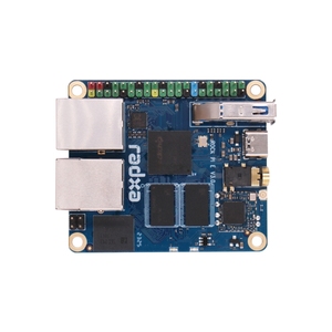 Scheda di Sviluppo Renesas Radxa ROCK <span class=keywords><strong>Pi</strong></span> <span class=keywords><strong>E</strong></span> DB_RockPIE_001 con CPU Quad Core RK3328, Scheda Singola WiFi4/5, Alimentazione 5V DC, Pacchetto BGA - Product Image 1