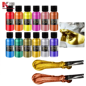 Peintures à <span class=keywords><strong>l</strong></span>'eau pour enfants YEEART 55 ml/flacon, pigments à base d'eau pour <span class=keywords><strong>l</strong></span>'art céramique, métallique, tissu non tissé, toile - Product Image 1