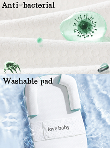 <span class=keywords><strong>Almohada</strong></span> <span class=keywords><strong>de</strong></span> Lactancia para Bebés Recién Nacidos 100% Algodón con Cojín Inclinado <span class=keywords><strong>de</strong></span> Espuma Viscoelástica para Dormir y Alimentar - Product Image 5