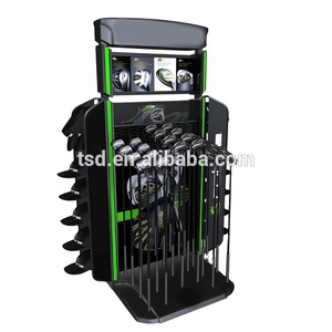 Espositore in Metallo e Legno per Mazze da Golf, Supporto per Putter da Negozio - Product Image 2