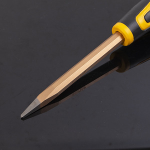 Flat Chisel Set Metric Straight Tip Stonemason Use Electrostatic Spraying - Product Image 2