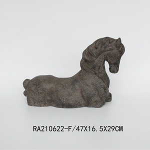 Magnesia kerajinan pekebun kuda hewan pot sukulen kepala kuda pot bunga negara pot taman untuk ornamen tahan air luar ruangan - Product Image 5