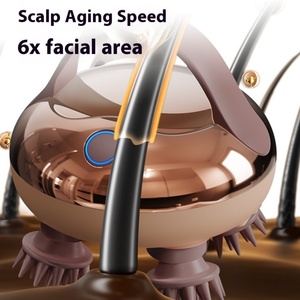 Masseur électrique du cuir chevelu le plus vendu avec fonction de pétrissage, appareil de soin de la tête portable pour usage domestique - Product Image 4