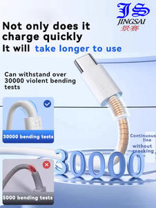 Kabel <span class=keywords><strong>Charger</strong></span> Terlaris Kabel <span class=keywords><strong>Charger</strong></span> iPhone Tipe Lighting Tipe C <span class=keywords><strong>Apple</strong></span> Tipe C Data Tipe C Kabel 1m untuk iPhone 17 - Product Image 2
