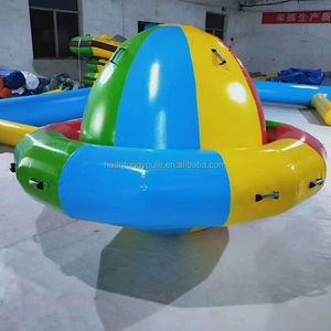 Yellow Duck Island Beach Pool Float Toy para adultos y niños para uso en el río - Product Image 6