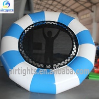 Trampolín de agua inflable, cuerda elástica, buen precio, hermético