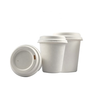 New Hot Luxury Biodegradable Disposable 16oz Double Wall Natural Color Sugarcane Bagasse Eco-Friendly Camping Drink <strong>Paper</strong> <strong>Cup</strong> - Product Image 2
