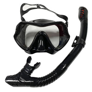 Máscara DE BUCEO Inean, juego de gafas de natación para esnórquel, tubo seco antivaho para exteriores, <span class=keywords><strong>purga</strong></span> de cristal, sin marco, Neopreno, Cara de agua suave - Product Image 6