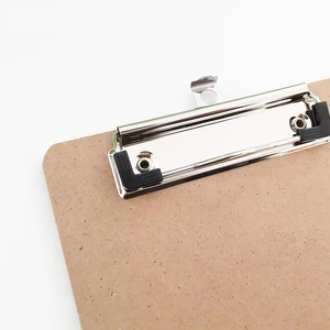 Portapapeles de madera personalizados, tablero duro estándar A4, tamaño de letra, tableros de madera con clip, carpeta, Portapapeles de MDF con gancho colgante - Product Image 5