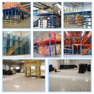 Stalen Mezzanine Werkplatform Metalen Mezzanine Met 2 Of 3 Verdiepingen Q235b Mezzanine Met Trap En Rok Baffle - Product Image 5