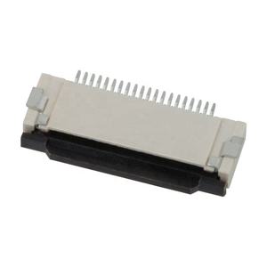 Connecteur FPC/FFC ZIF SMD à contact inférieur de type coquille, pas de 0,5 mm, 21, 22, 24, 26, 28, 30, 32, 33, 34, 36, 39, 40 broches, H=2,0 mm - Product Image 2