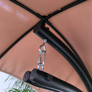 Zoshine Ligstoel Drijvende Chaise Luifel Schommel Lounge Stoel Hangmat Buiten Hangende Gebogen Stalen Chaise Lounge Stoel Schommel - Product Image 6