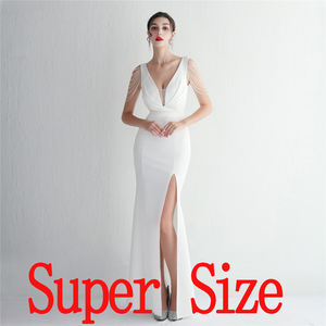 19631-S #<span class=keywords><strong>2022</strong></span> New Craft Nail Bead Nuevo estilo Buttock Fit Sexy Vestido de noche Prom Party Vestido de dama de honor - Product Image 1