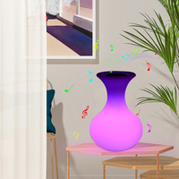 Lampes de nuit LED en promotion, haut-parleur BL LED, lumières décoratives LED, haut-parleur musical en forme de vase, lumière musicale pour fête, mariage, Noël